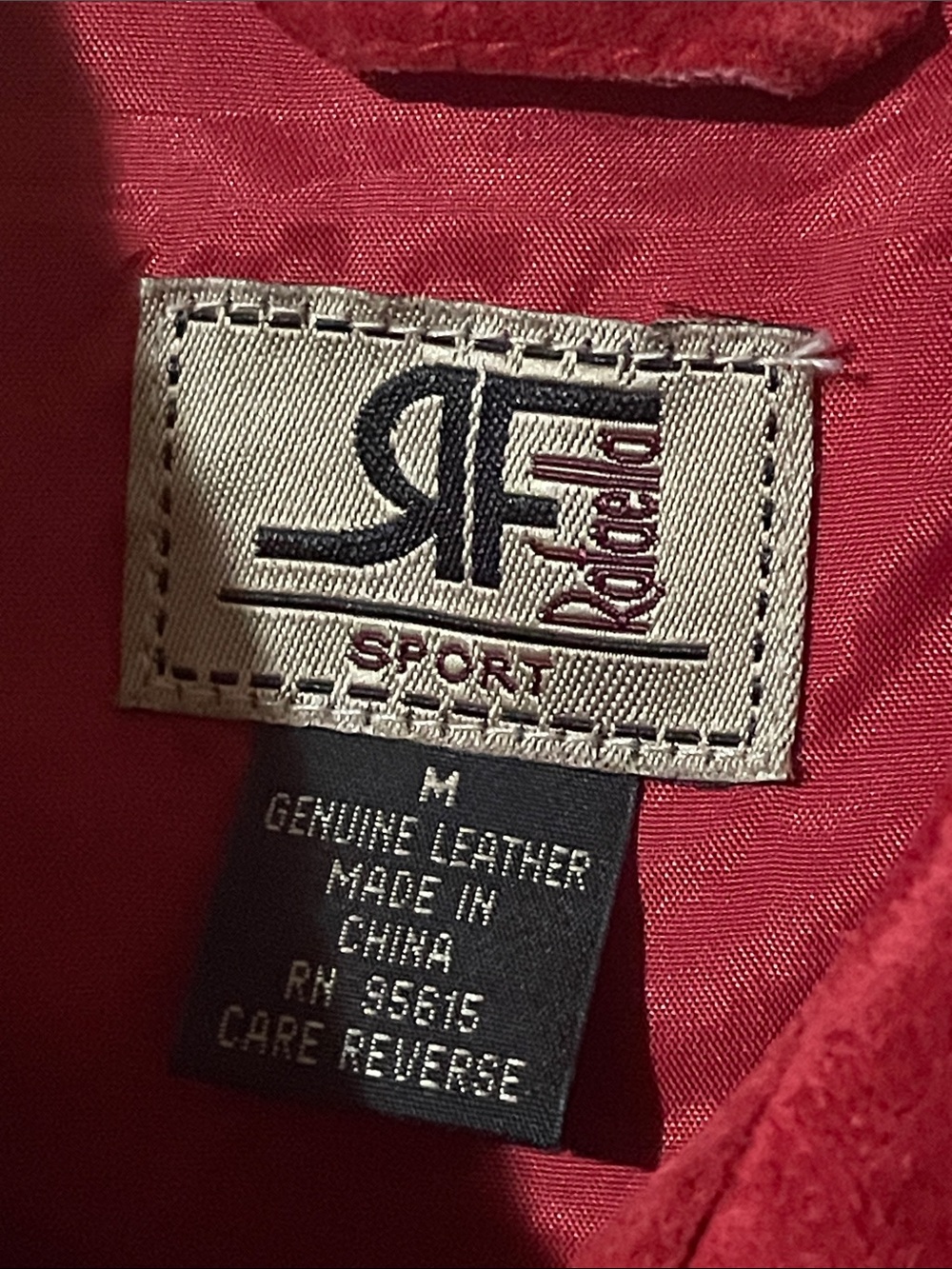 Rafaella Red Suede Button-Up Jacket - Picture 2 of 5